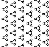 Black and white seamless abstract pattern. Background and backdrop. Grayscale ornamental design. Mosaic ornaments. Vector graphic illustration.