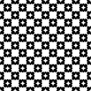 patrón abstracto sin costuras en blanco y negro. fondo y telón de fondo. diseño ornamental en escala de grises. vector