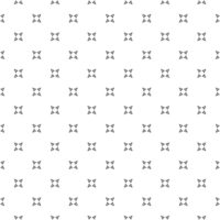 Black seamless abstract pattern. Overlay for background and backdrop. Ornamental design. PNG graphic illustration with transparent background.