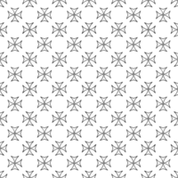 Black seamless abstract pattern. Overlay for background and backdrop. Ornamental design. PNG graphic illustration with transparent background.