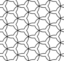 Black seamless abstract pattern. Overlay for background and backdrop. Ornamental design. PNG graphic illustration with transparent background.