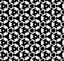 Black seamless abstract pattern. Overlay for background and backdrop. Ornamental design. PNG graphic illustration with transparent background.