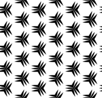 Black seamless abstract pattern. Overlay for background and backdrop. Ornamental design. PNG graphic illustration with transparent background.