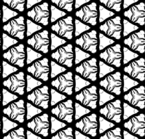 Black seamless abstract pattern. Overlay for background and backdrop. Ornamental design. PNG graphic illustration with transparent background.