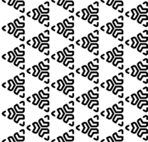 Black seamless abstract pattern. Overlay for background and backdrop. Ornamental design. PNG graphic illustration with transparent background.