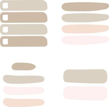 orgánico lista menú con resumen diseño. aislado vector colocar.