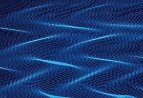 abstract blue wave halftone dot  background with a wave pattern, Abstract blue background with dynamic waves. Futuristic technology style. Vector illustration.