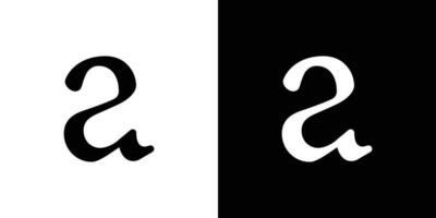 letter a monogram vector logo design