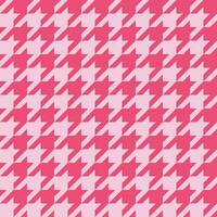 Seamless Pink Houndstooth Pattern vector