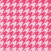 Seamless Pink Houndstooth Pattern vector