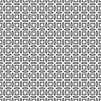 Seamless beautiful tile pattern with white and black circles and squares vector