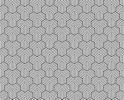 Seamless Abstract geometric y lines pattern background black and white vector