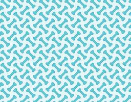 Blue dog bone pattern on blue background vector