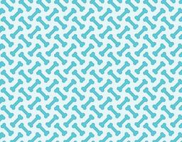 Blue dog bone pattern on blue background vector