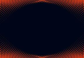 Halftone dotted background. Halftone dots vector pattern. Halftone effect vector pattern. Halftone dots vector an orange and black halftone pattern on a black background