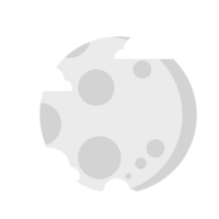 disegno della luna piena png