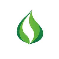 Sustainable energy provider filled green logo. Eco-friendliness business value. Leaf simple icon. Design element. Created with artificial intelligence. Ai art for corporate branding, marketing vector