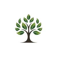 Software firm filled gradient logo. Project management. Predictive analytics. Property development. Tree symbol. Design element. Created with artificial intelligence. Ai art for corporate branding vector