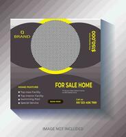 home banner property sale house sale design template vector