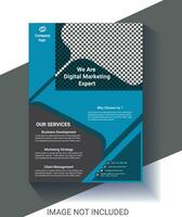 digital marketing flayer and banner design template vector