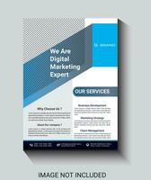 digital marketing flayer and banner design template vector