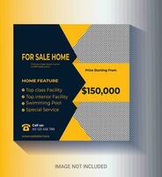 home banner property sale house sale design template vector