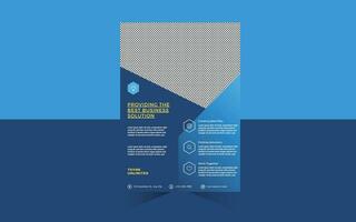 business abstract corporate flyer design vector