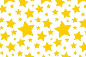 Seamless pattern with stars on white background. Vector illustration