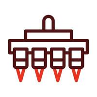 Seeder Vector Thick Line Two Color Icons For Personal And Commercial Use.