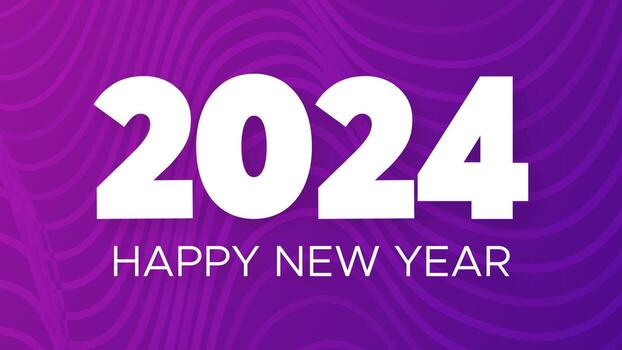 2024 contento nuevo año en vistoso antecedentes vector