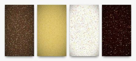 Abstract geometric background of squares vector