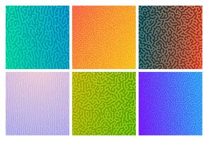 Turing reaction colorful background vector