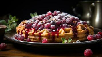 Gluten Free Vegan Thanksgiving Baking captured in tones of wholesome chestnut brown sun ripened cranberry red fresh thyme green and buttery pastry cream hues photo