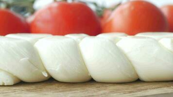Turkish Knitted cheeses Natural local cheeses, video