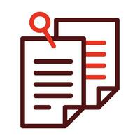 Post It Vector Thick Line Two Color Icons For Personal And Commercial Use.
