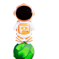 süß Astronaut 3d png