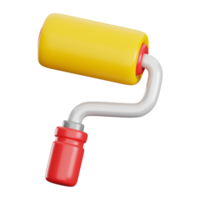 3D Paint Roller Illustration png