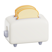 3D Toaster Illustration png