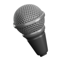 3D Microphone Illustration png