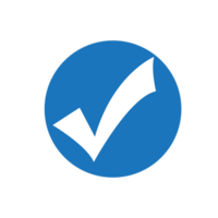 lista de controle marca de verificação ícone botão plano Projeto png