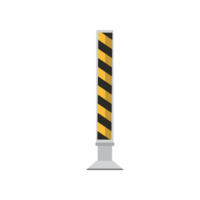 road traffic sign  cone barrier in flat design png