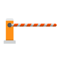 road traffic sign  cone barrier in flat design png