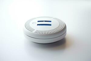 Carbon monoxide detector isolated on a white background photo