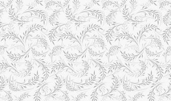 Horizontally And Vertically Repeatable Vector Seamless Botanical Pattern.