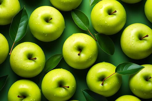 Abstract pattern from fruits  background,  create by ai generative photo