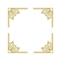 Mandala Wedding Frame Element Vector Designs