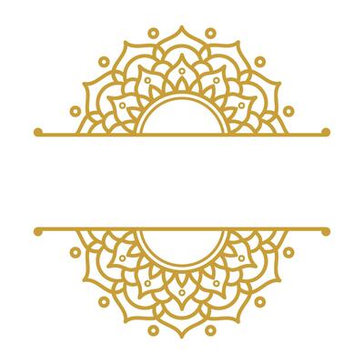 Mandala Wedding Frame Element Vector Designs