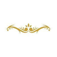 wedding ornament luxury frame design vector