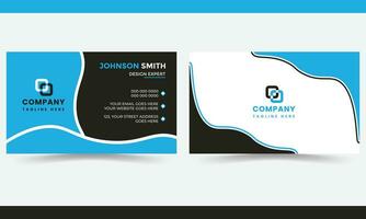 Minimalist business layout card design vector