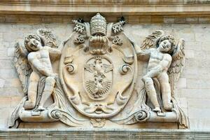 the coat of arms of the city of venice photo